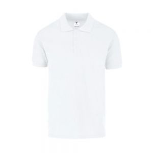 PLAYERA TIPO POLO PIQUE PARA CABALLERO BLANCO EEG